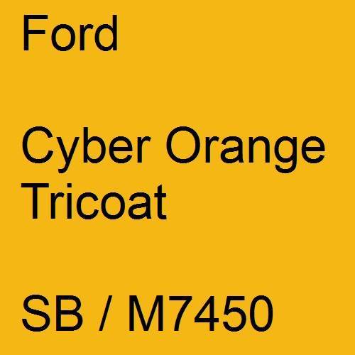 Ford, Cyber Orange Tricoat, SB / M7450.